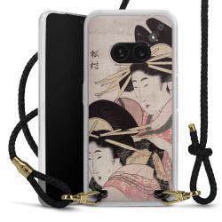 Carry Case Transparent Leather black/gold