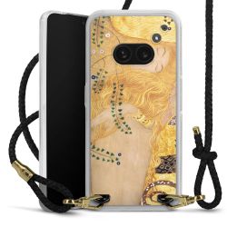 Carry Case Transparent Leather black/gold