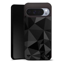 Motif Polygone Noir