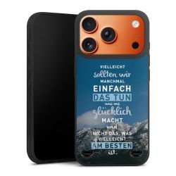 Premium Carry Case Hülle Mattschwarz ohne Band