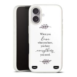 Organic Carry Case Hülle weiss