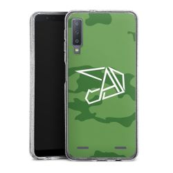 Carry Case Hülle Transparent/glitter ohne Band