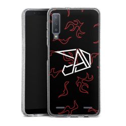 Carry Case Hülle Transparent/glitter ohne Band