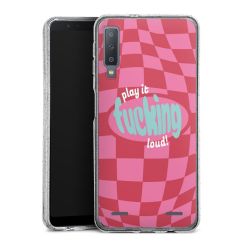 Carry Case Hülle Transparent/glitter ohne Band