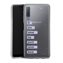 Carry Case Hülle Transparent/glitter ohne Band