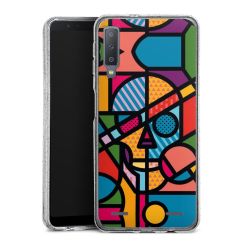 Carry Case Hülle Transparent/glitter ohne Band