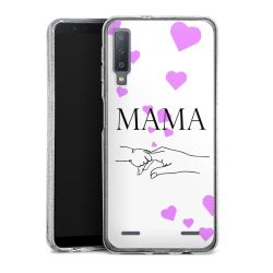 Carry Case Hülle Transparent/glitter ohne Band