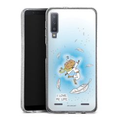 Carry Case Hülle Transparent/glitter ohne Band