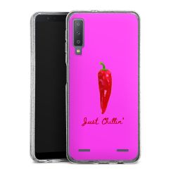 Carry Case Hülle Transparent/glitter ohne Band