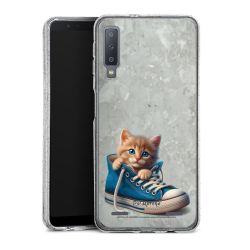 Carry Case Hülle Transparent/glitter ohne Band