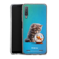 Carry Case Hülle Transparent/glitter ohne Band