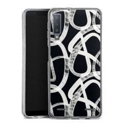 Carry Case Hülle Transparent/glitter ohne Band