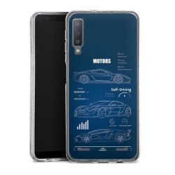 Carry Case Hülle Transparent/glitter ohne Band