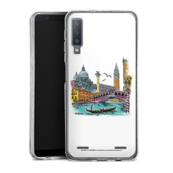 Carry Case Hülle Transparent/glitter ohne Band