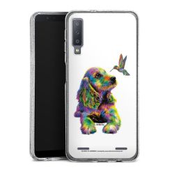 Carry Case Hülle Transparent/glitter ohne Band