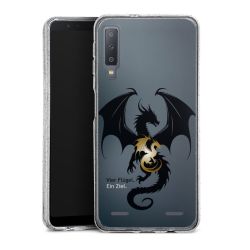 Carry Case Hülle Transparent/glitter ohne Band