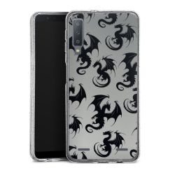 Carry Case Hülle Transparent/glitter ohne Band