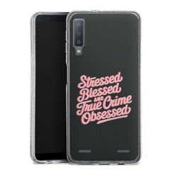 Carry Case Hülle Transparent/glitter ohne Band