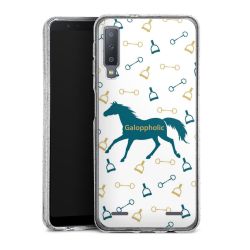 Carry Case Hülle Transparent/glitter ohne Band