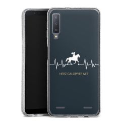 Carry Case Hülle Transparent/glitter ohne Band