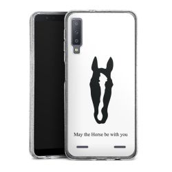 Carry Case Hülle Transparent/glitter ohne Band