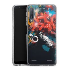 Carry Case Hülle Transparent/glitter ohne Band