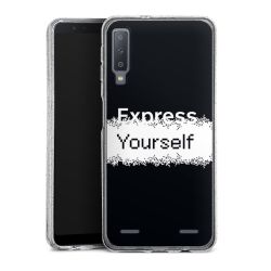 Carry Case Hülle Transparent/glitter ohne Band