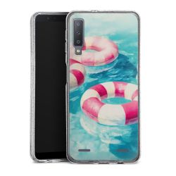 Carry Case Hülle Transparent/glitter ohne Band