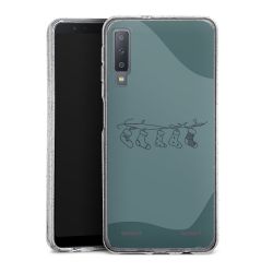 Carry Case Hülle Transparent/glitter ohne Band