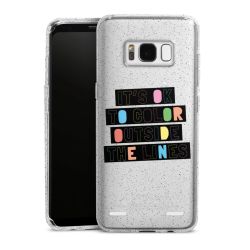 Carry Case Hülle Transparent/glitter ohne Band