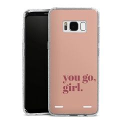 Carry Case Hülle Transparent/glitter ohne Band