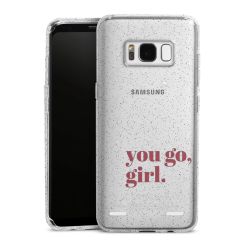 Carry Case Hülle Transparent/glitter ohne Band