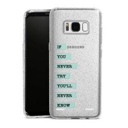 Carry Case Hülle Transparent/glitter ohne Band