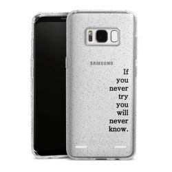 Carry Case Hülle Transparent/glitter ohne Band