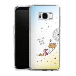 Carry Case Hülle Transparent/glitter ohne Band