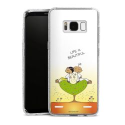 Carry Case Hülle Transparent/glitter ohne Band