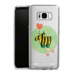 Carry Case Hülle Transparent/glitter ohne Band