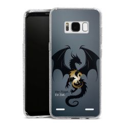 Carry Case Hülle Transparent/glitter ohne Band