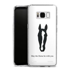 Carry Case Hülle Transparent/glitter ohne Band