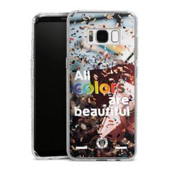 Carry Case Hülle Transparent/glitter ohne Band