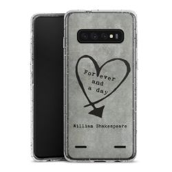 New Carry Case Hülle transparent-glitter