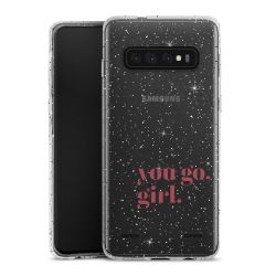 Carry Case Hülle Transparent/glitter ohne Band