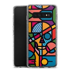 Carry Case Hülle Transparent/glitter ohne Band