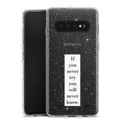 Carry Case Hülle Transparent/glitter ohne Band