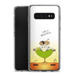 Carry Case Hülle Transparent/glitter ohne Band