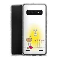 Carry Case Hülle Transparent/glitter ohne Band