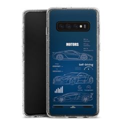 Carry Case Hülle Transparent/glitter ohne Band