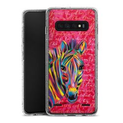 Carry Case Hülle Transparent/glitter ohne Band