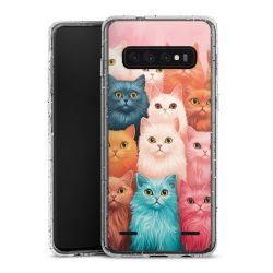 Carry Case Hülle Transparent/glitter ohne Band