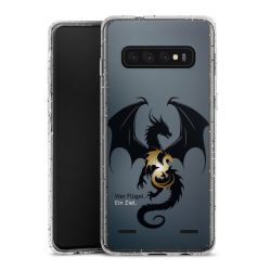 Carry Case Hülle Transparent/glitter ohne Band